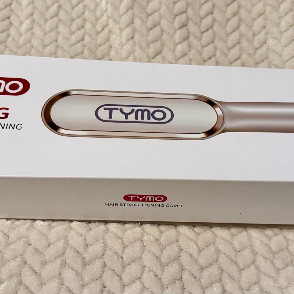 TYMO Hair Straightening Comb - Silver